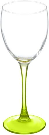 Бокал для вина Luminarc "Эталон", цвет: прозрачный, салатовый, 250 мл