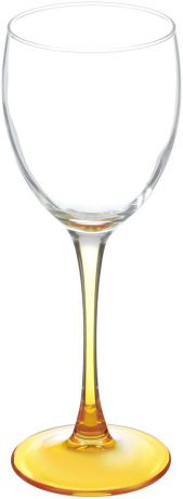 Бокал для вина Luminarc "Эталон", цвет: прозрачный, оранжевый, 250 мл
