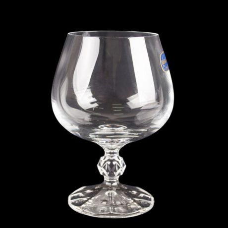 Набор бокалов для бренди Bohemia Crystal "Клаудия", 250 мл, 6 шт. 40149/250