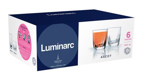Набор стаканов Luminarc "Аскот", 300 мл, 6 шт