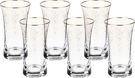 Набор стаканов для воды Bohemia Crystal "Grace. Панто", 340 мл, 6 шт. БКС0036