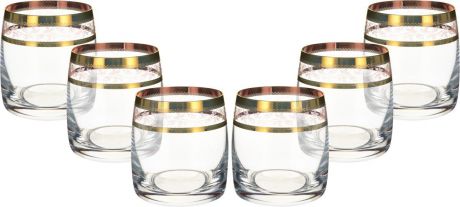 Набор стаканов для виски Bohemia Crystal Ideal, БКС0267, 290 мл, 6 шт