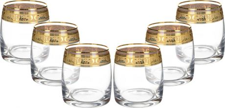 Набор стаканов для виски Bohemia Crystal Ideal, БКС0261, 290 мл, 6 шт
