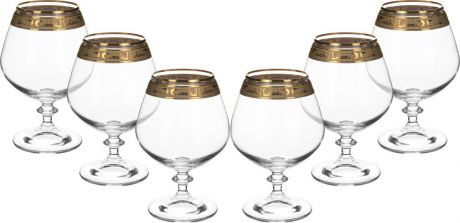 Набор бокалов для вина Bohemia Crystal Angela, БКС0225, 400 мл, 6 шт