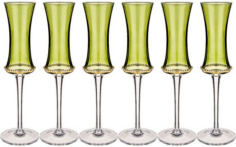 Набор бокалов для шампанского Муза "Тоскана", 130 мл, 6 шт