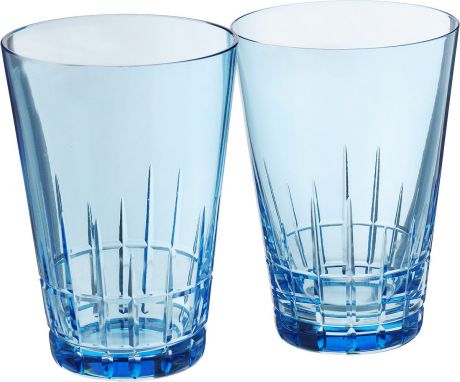 Набор стаканов Nachtmann "Sixties Stella. Aqua", цвет: голубой, 360 мл, 2 шт