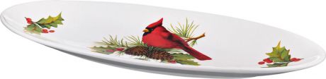 Блюдо для сервировки стола Lefard "For Sweet Home. Птичка кардинал", 55 х 24 х 4,5 см. 229281
