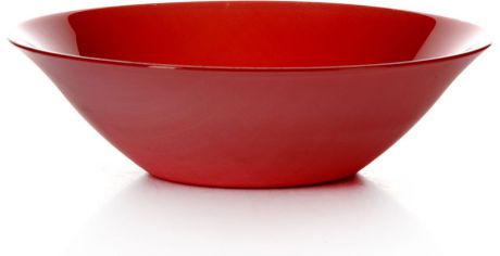 Салатник Pasabahce "Рэд виллаж", цвет: красный, диаметр 23 см