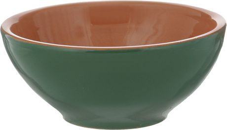 Розетка для варенья Борисовская керамика "Радуга", цвет: зеленый, светло-коричневый, 200 мл