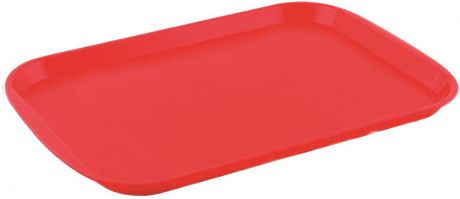 Поднос Plastic Centre "Титан", цвет: красный, 47 х 35,5 см