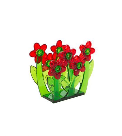 Салфетница "Herevin", цвет: красный, зеленый