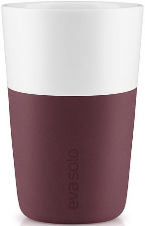 Чашка кофейная "Eva Solo", цвет: бордовый, 360 мл, 2 шт