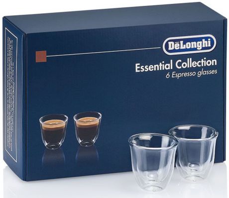 DeLonghi Espresso Glasses Set чашки, 6 шт