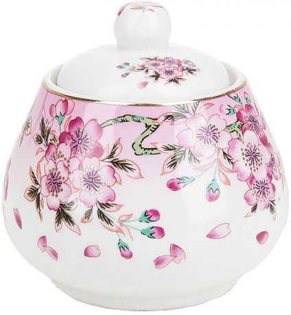 Сахарница Best Home Porcelain "Яблоневый цвет", 300 мл