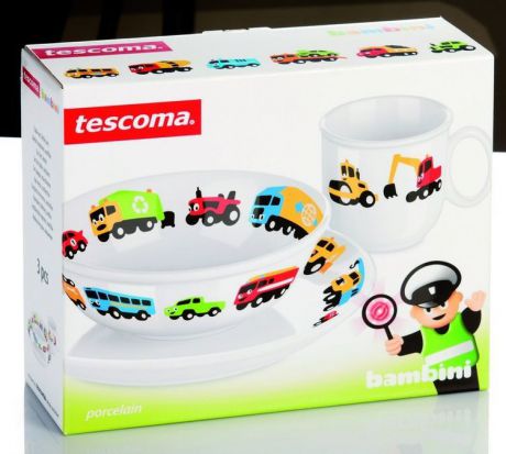 Набор посуды детский Tescoma "Bambini. Машинки", 3 предмета. 667955