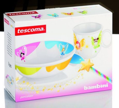 Набор детской посуды Tescoma "Bambini. Феи", 3 предмета