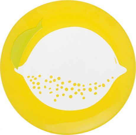 Тарелка десертная Luminarc "Fruity Energy. Лимон", диаметр 20 см