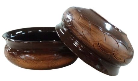 Тарелка глубокая Борисовская керамика "Скифская", цвет: коричневый, 500 мл. СТР14458241
