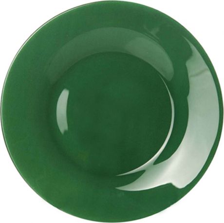 Тарелка обеденная Pasabahce "Green City ", цвет: зеленый, диаметр 26 см