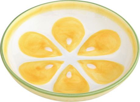 Тарелочка под лимон Elan Gallery "Лимон", цвет: желтый, 75 мл