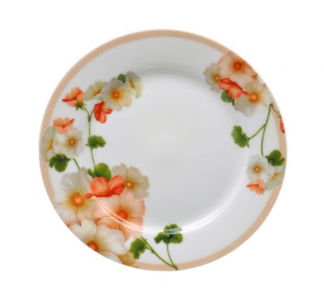 Тарелка десертная Nanshan Porcelain "Мальва", диаметр 19 см
