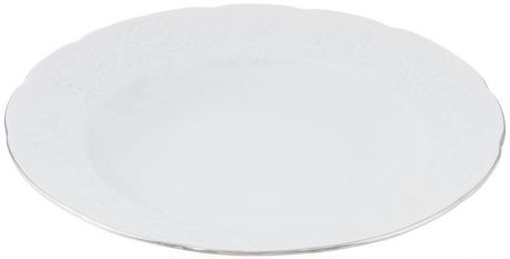 Тарелка глубокая La Rose Des Sables "Vendanges", цвет: белый, серебристый, диаметр 22 см