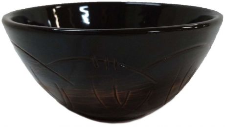 Пиала Борисовская керамика "Классика", цвет: темно-коричневый, 250 мл