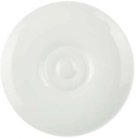 Блюдце для эспрессо Royal Porcelain "Гонг", цвет: белый, диаметр 12 см