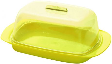 Масленка "Plastic Centre", цвет: желтый, 18 х 7 х 11,5 см