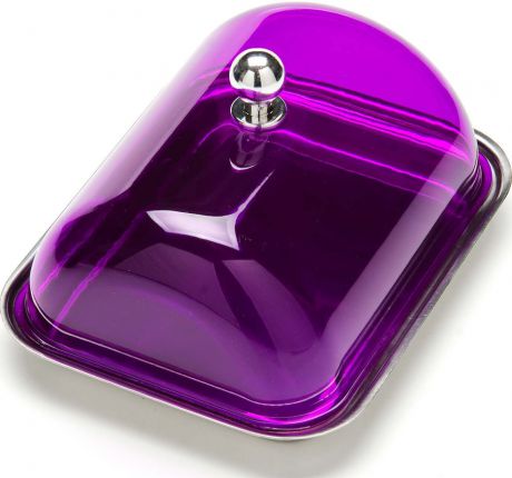 Масленка Mayer & Boch, цвет: фиолетовый, серебристый, 450 мл