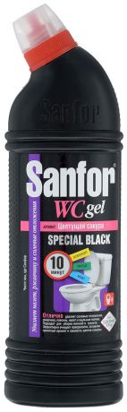 Средство для чистки и дезинфекции унитаза Sanfor "WC Gel", 750 мл