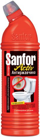 Средство для чистки и дезинфекции Sanfor Activ "Антиржавчина", 750 мл