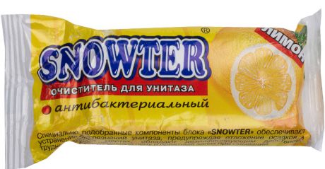 Очиститель для унитаза "Snowter", запасной блок, лимон, 40 г