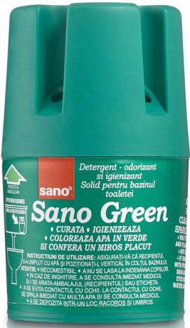 Мыло для сливного бака Sano "Green", гигиеническое, 150 г
