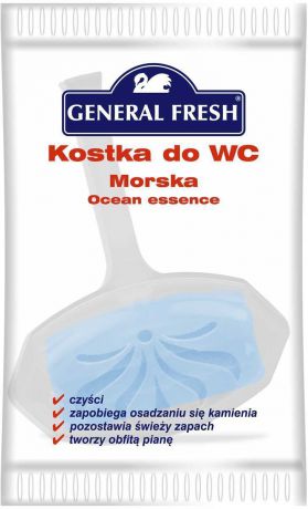 Подвеска для унитазов General Fresh "Kostka do WC. Morska", в целлофане, 1 шт
