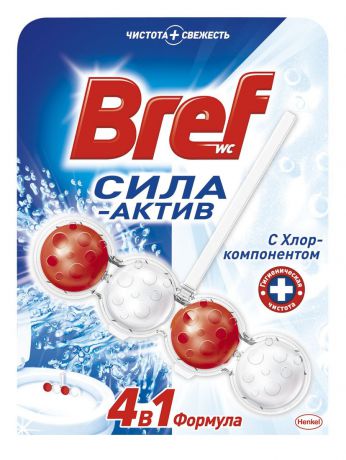 Чистящее средство для унитаза Bref Сила-Актив с Хлор-компонентом 50г