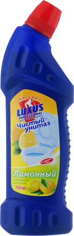 Активный антибактериальный гель Luxus Professional "Чистый унитаз. Лимонный", 750 мл