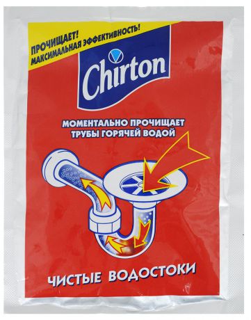 Cредство для прочистки труб горячей водой "Chirton", 80 г