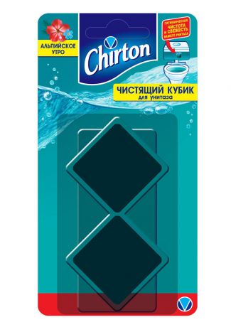Кубик для чистки унитаза Chirton "Альпийское утро", 2 шт х 50 г