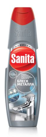 Чистящее средство Sanita "Блеск металла", 500 мл