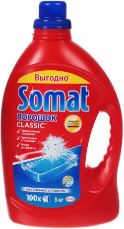 Порошок для посудомоечных машин Somat "Стандарт", 3 кг