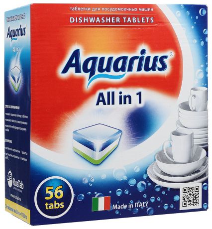 Таблетки для посудомоечных машин Lotta "Aquarius", 56 шт