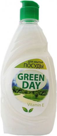 Средство для мытья посуды GreenDay "Витамин Е", 500 мл