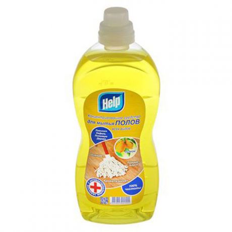 Средство для мытья полов Help "Лимон", концентрированное, 1 кг