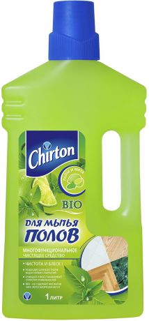 Чистящее средство для мытья полов "Chirton", лайм и мята, 1 л