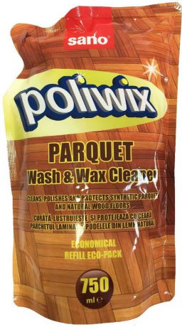 Средство для мытья полов Sano "Poliwix Parquet", 750 мл