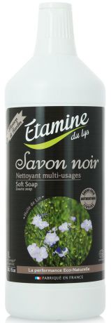 Экологичное средство для мытья полов "Etamine du Lys", с черным мылом, 1 л