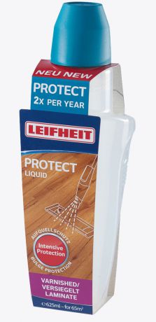 Средство для ухода за ламинатом и паркетом с защитным покрытием Leifheit "Protect", 625 мл