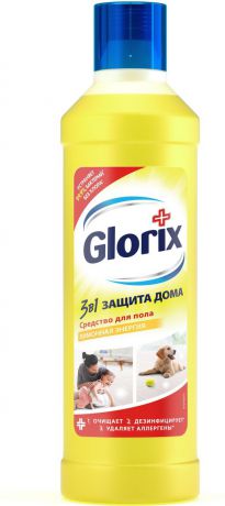 Glorix Средство для мытья пола, лимонная энергия, 1 л