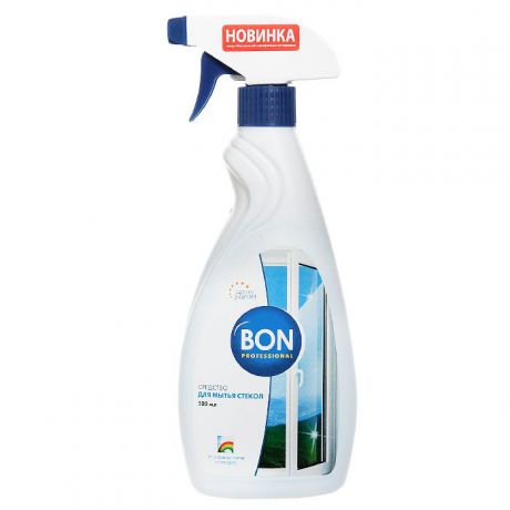 Средство "Bon" для мытья стекол, 500 мл